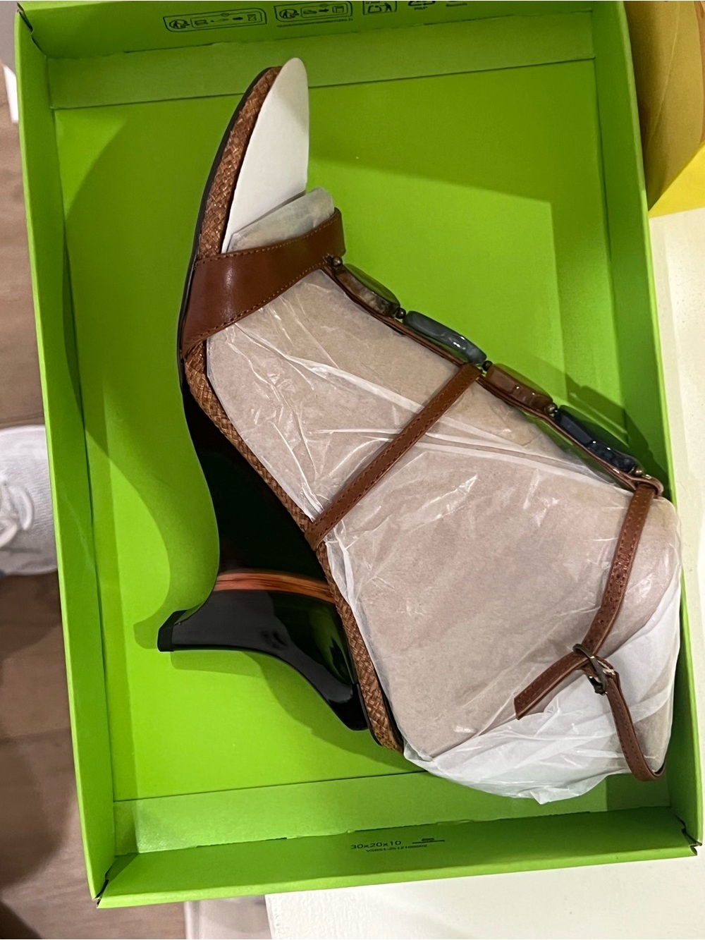 Sam Edelman Massey stone strap wedge. Size 7.0 Brand new never worn - Picture 3 of 3